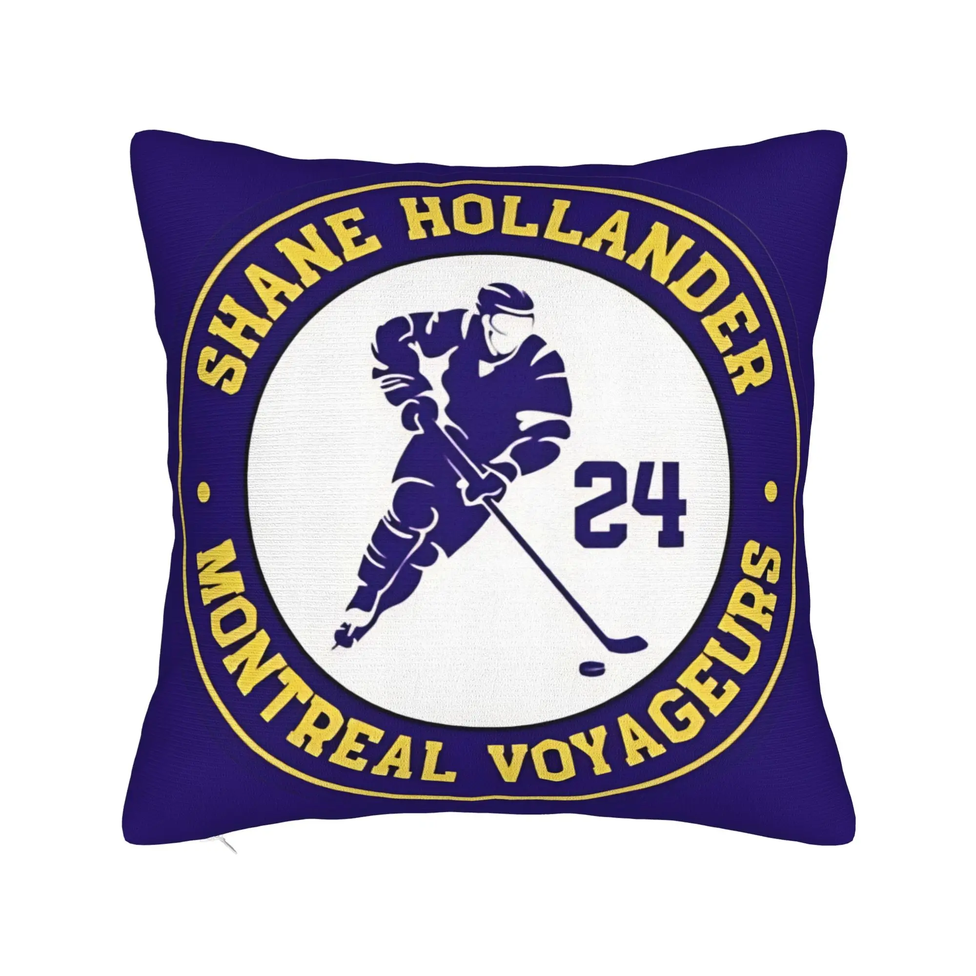 Hollander 24 Hockey Square Pillow Covers Polyester Seat Heated Rivalry Cushion Case Cute Decorative Pillow Cover 45*45