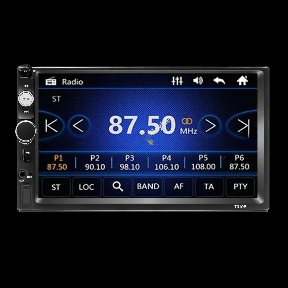 

7 inch high definition touch screen car MP5 player 7018B reversing image Bluetooth hands-free mobile phone interconnection 12V
