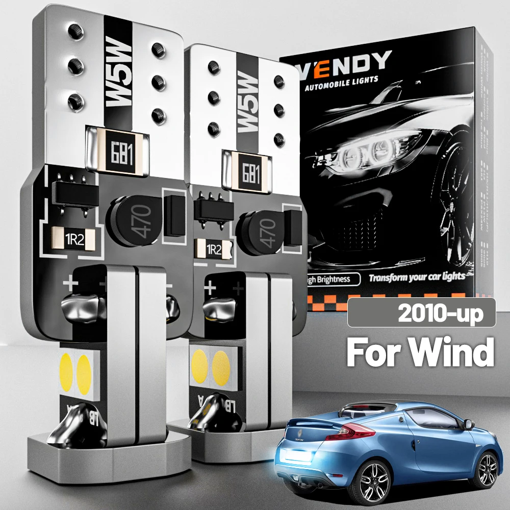 

2pcs LED License Plate Light For Renault Wind 2010 2011 2012 2013 Canbus Accessories