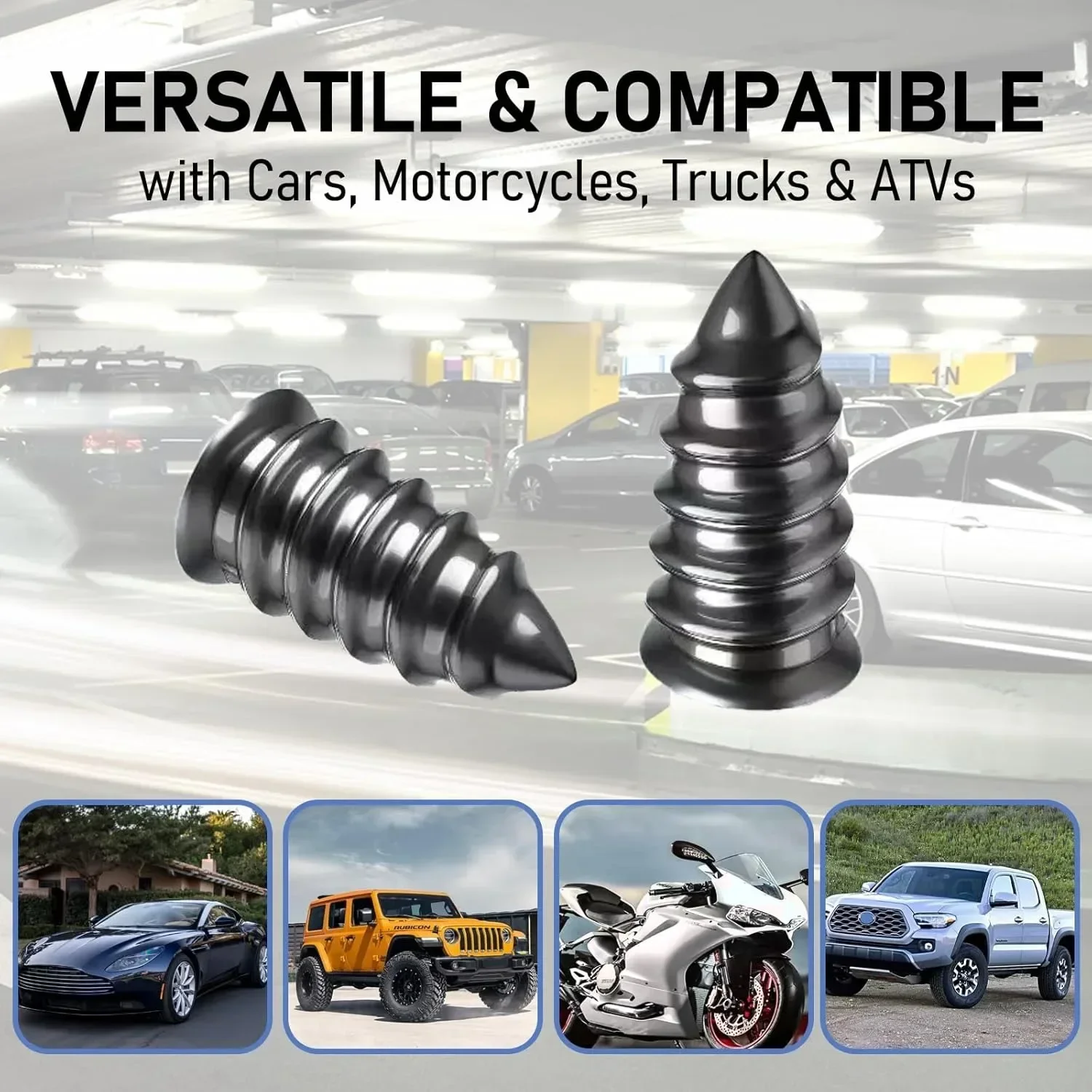10-30Pcs Emergency Tire Puncture Repair Nails Universal Car Motorcycle Bike Vacuum Tyre Repair Nail Quick Fix Tool Kit