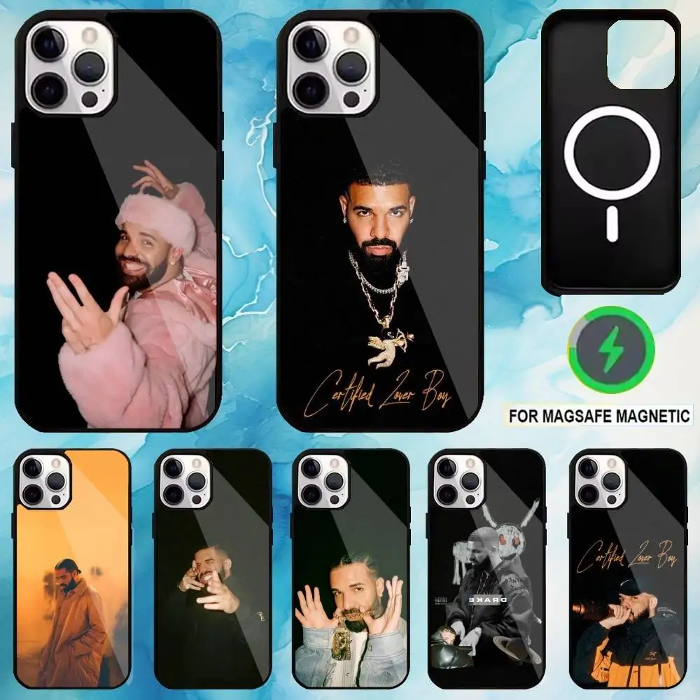 

Rapper D-Drake Phone Case For iPhone17,16,15,14,13,12,11 Plus,Pro Max Magnetic For Magsafe Wireless Charging
