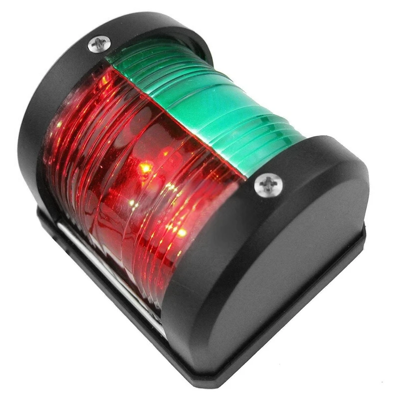 

Boat Navigation Lights 12V Waterproof Navigation Sailing Signal Light Lamp For Marine Yacht Pontoon RED & Green Black