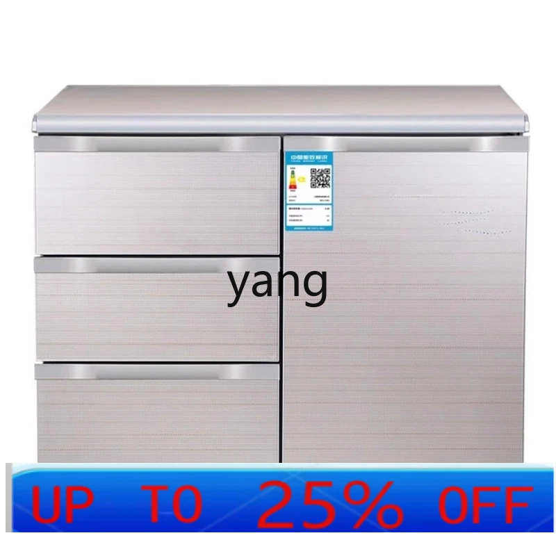 

Встраиваемый горизонтальный холодильник CX для дома, маленький, с выдвижными ящиками, низкий морозильный отсек, под столешницу