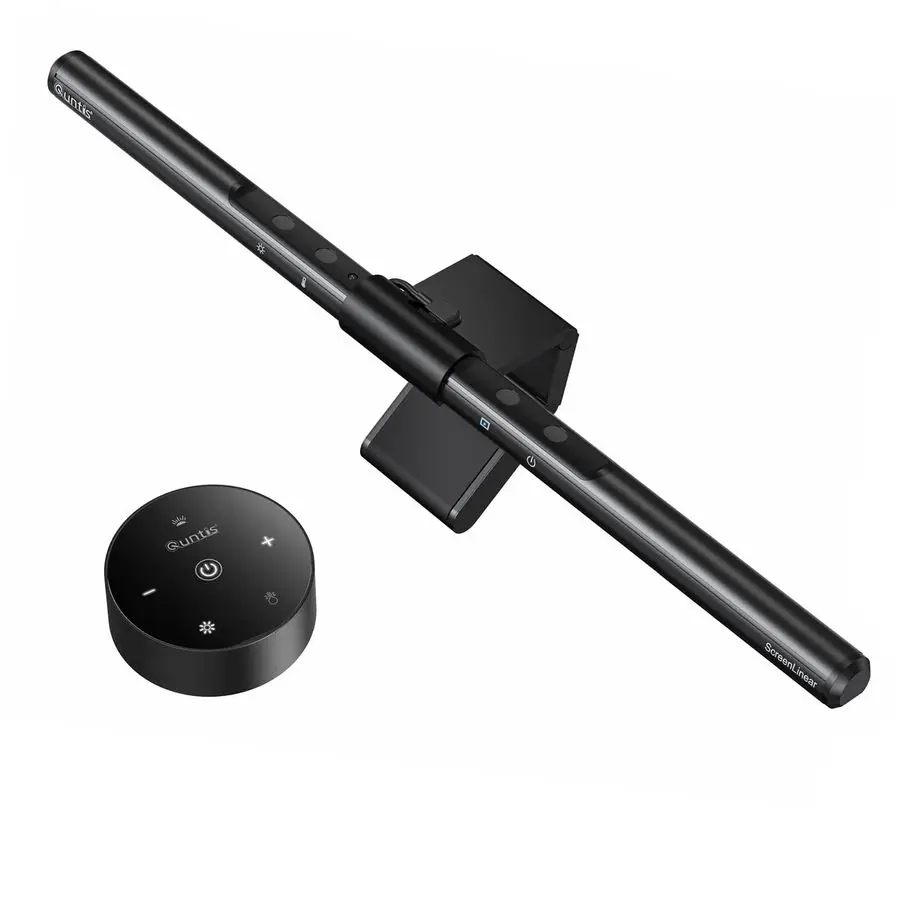 Quntis Computer Monitor Lamp, Screen Monitor Light Bar for Eye Caring, USB Reading LED Task Lamp with AutoDimming, Dimmable Lig