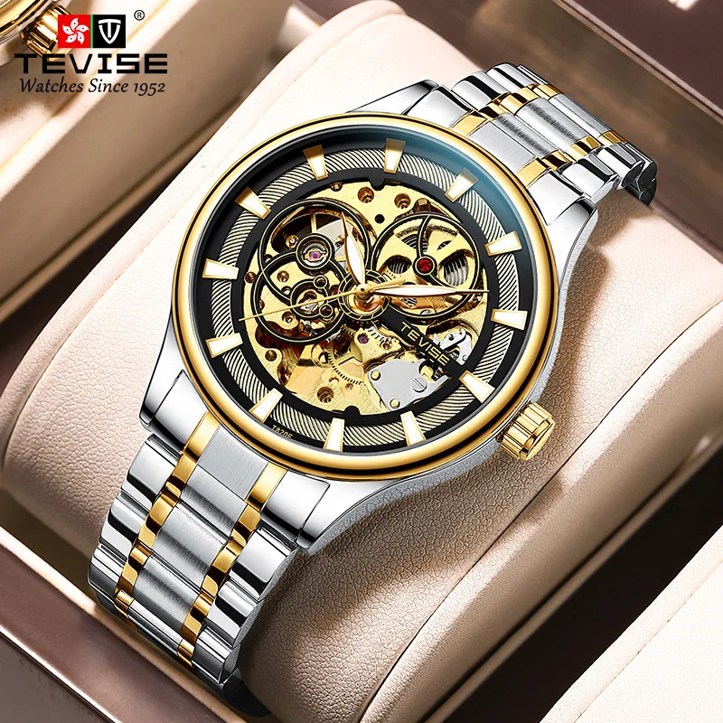 official-websiteTevise New 's Day and Night Star Automatic Mechanical Men's Waterproof Fashion Trendy High-End Watch