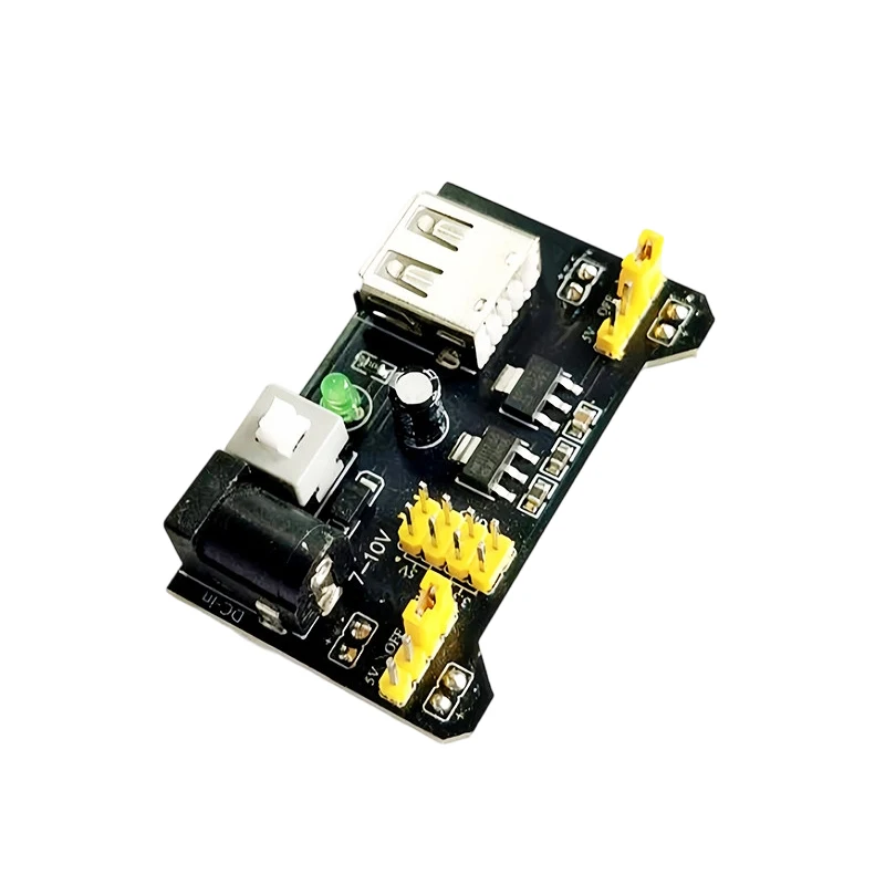 Breadboard Power Supply Module Expansion Board Power Supply Cable Parts Set Compatible for Microbit Board Development