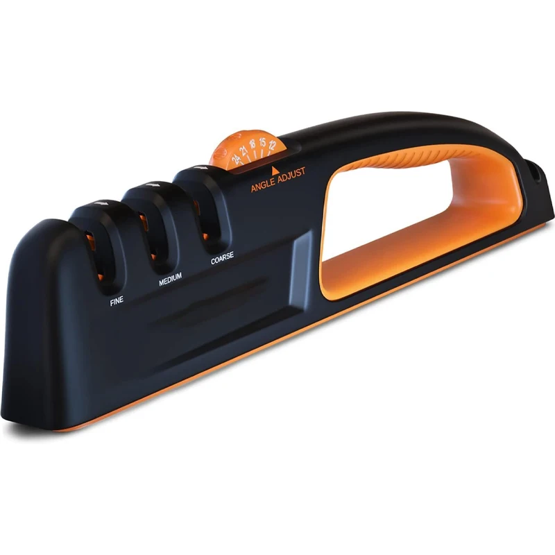 2026 New Roller Fixed‑Angle Sharpening Tool 15/20°, Diamond & Agate Whetstone Kit With Black Gray Grinding Disc