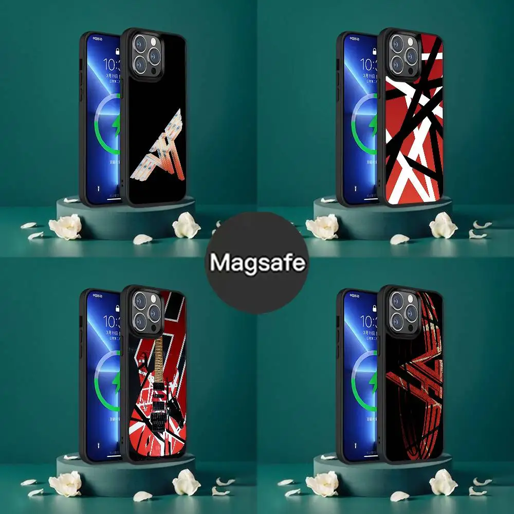 

E-Eddie Van H-Halen Phone Case For iPhone 17,16,15,14,13,12,11,Pro,Max,Plus,Mini,SE4,E Magnetic Magsafe Wireless Charging