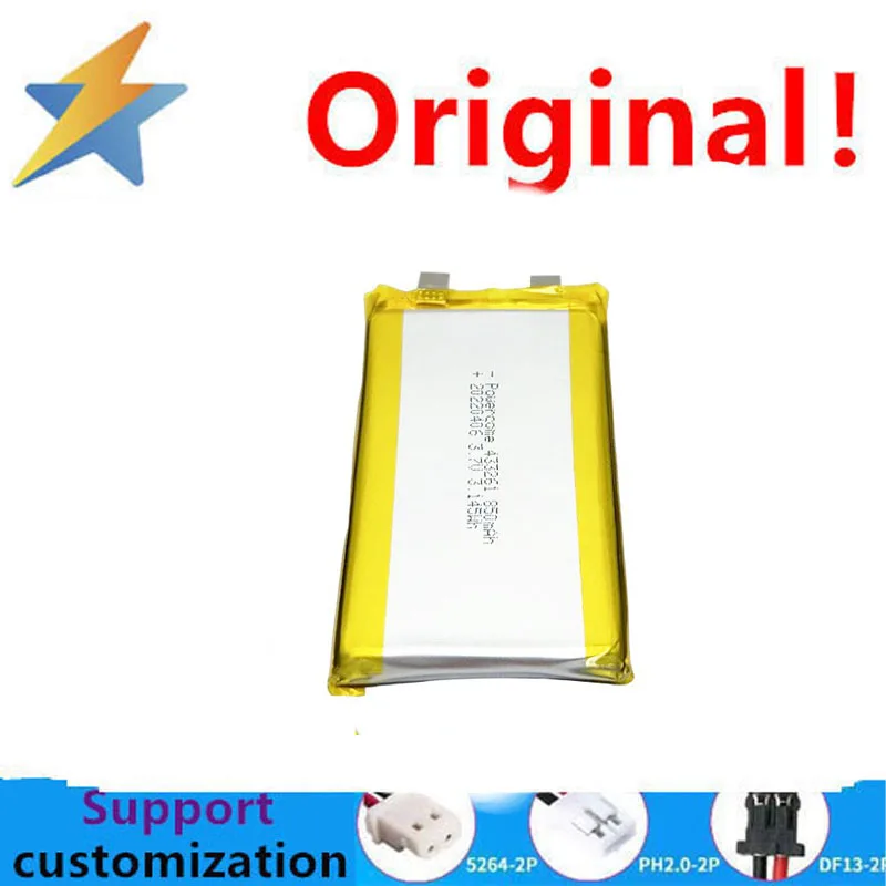 

buy more will cheap 3.7V850mah polymer lithium battery 433261 soft pack battery cell manufacturer wholesale rechargeable battery