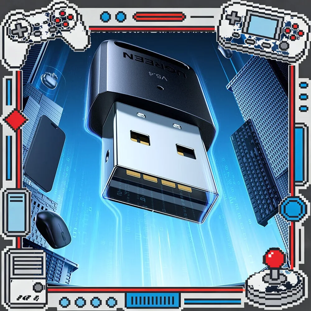 UGREEN CM748 35058 USB Bluetooth 5.4 Adapter Wireless Dongle for Windows 7 8.1 10 11 PC Laptop
