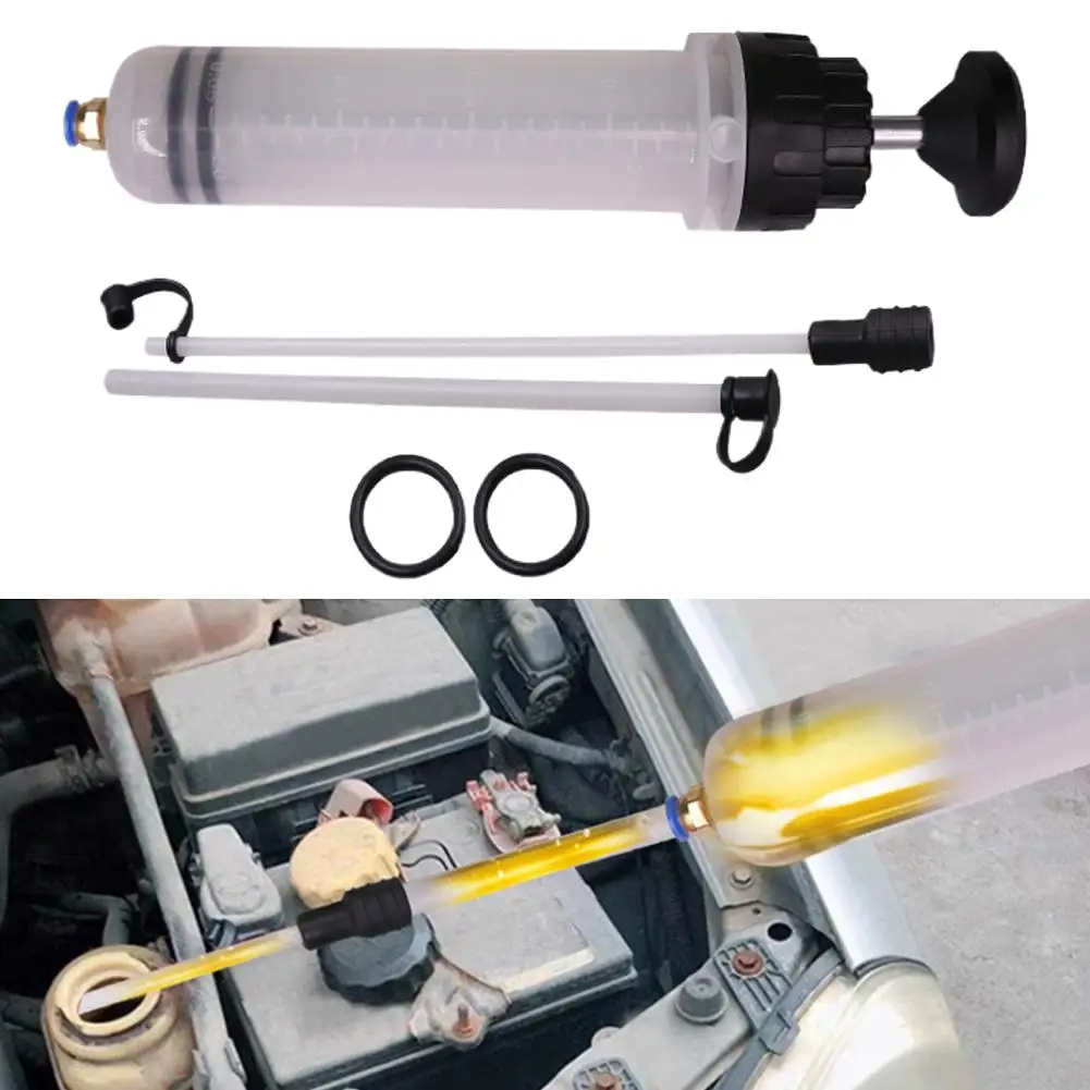 200cc Car Oil Change Brake Bleeder Fluid Pump Extractor Vehicles Truck Syringe Filling Universal Accessories Bottle Motorcy T8W1