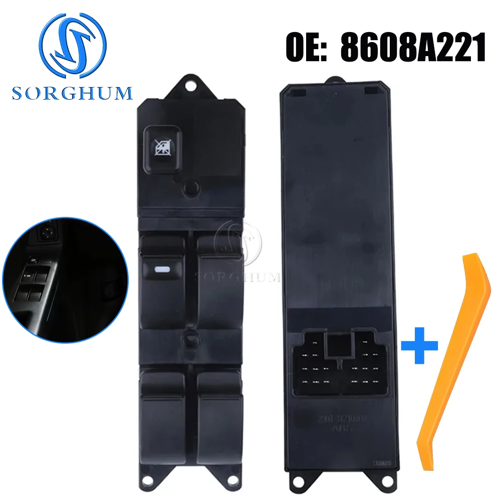 

8608A221 переключатель для Mitsubishi Lancer/Lancer Sportback левый передний электрический главный переключатель управления стеклоподъемником автомобильные аксессуары