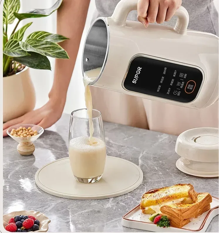 ماكينة تصنيع حليب فول الصويا متعددة الوظائف بقوة 220 فولت مع شاشة ذكية لعدد 1-4 أشخاص AF #1