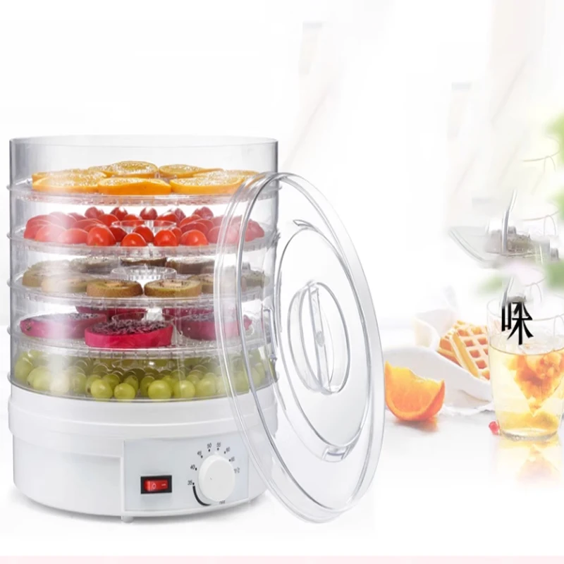 Electrical 5Layer Food Dehydrator Fruit Dryer Snack Food Meat Dehydrator Machine With Thermostat Control