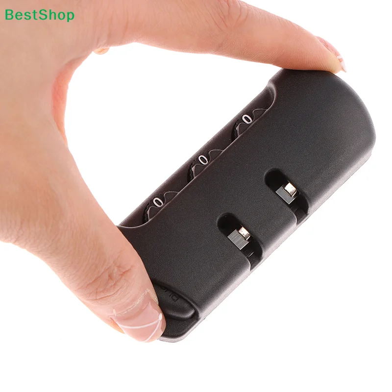 ★For Travel Luggage Suitcase Code Anti-theft Fixed Lock Pull Chain Bag Accessories Black Plastic 3 Digit Combination Padlock
