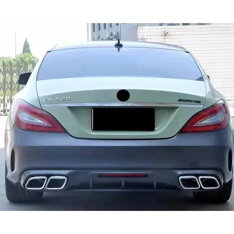 STLFO calidad original estilo CLS actualización CLS63 AMGS Kits de carrocería rejilla difusora trasera Kit de carrocería de capó de parachoques para Benz W218 C218 2011-20