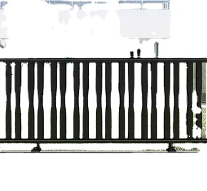 التخصيص المهنية الحديثة الألومنيوم في الهواء الطلق شرفة درج السلامة الدرابزين درابزين درابزين أطقم للصدأ حديقة فيلا