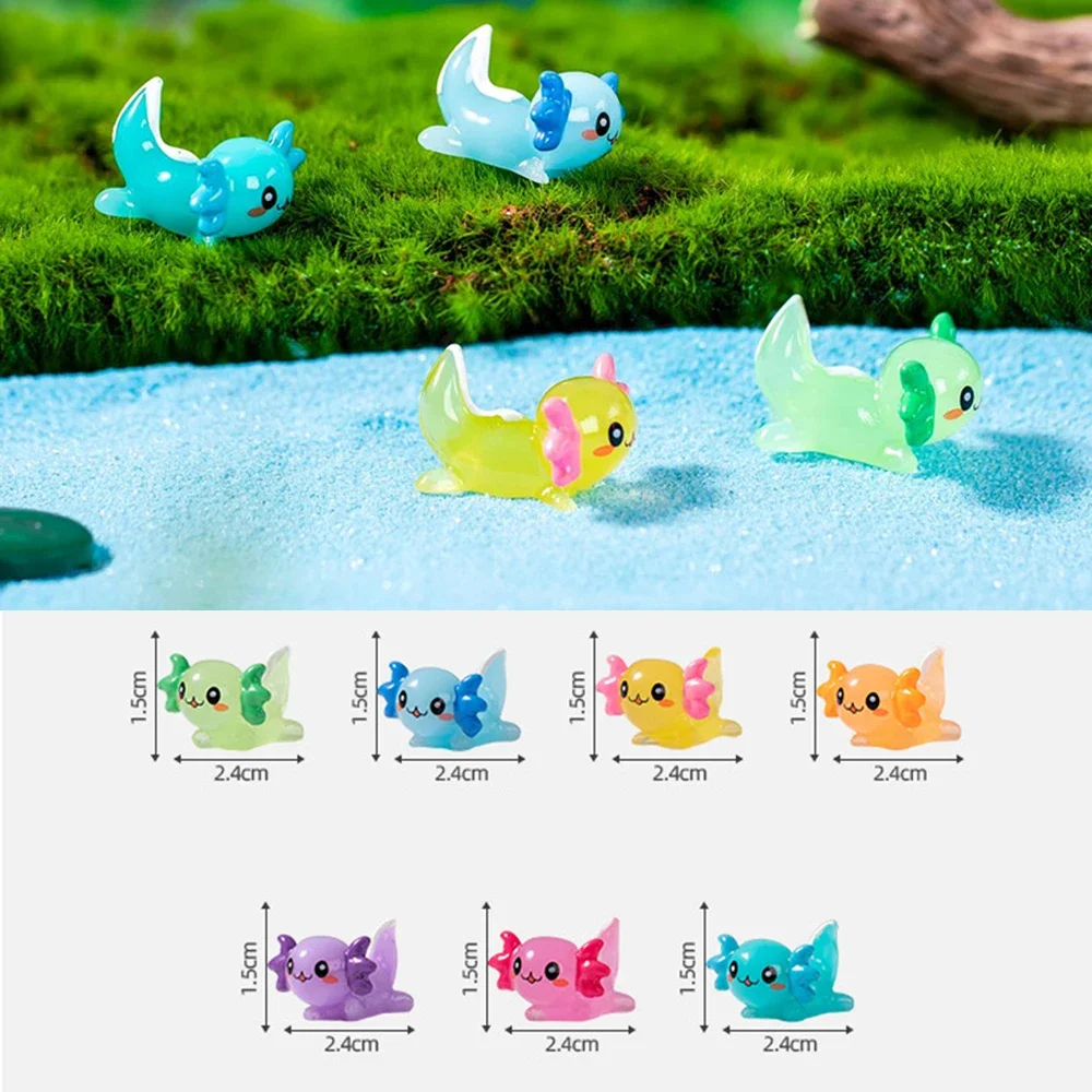 Micro Landscape Cartoon Cute Hexagonal Dragon Fish Tank Moss and Meaty Landscape Gardening Decoration Accessories