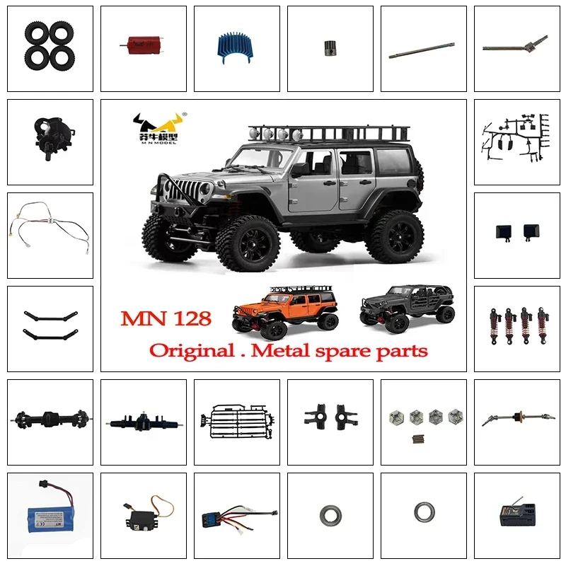 MN128 Wrangler MN86S Large G500 RC Car Parts Original Front Fender Remote Control Set Pull Rod Shaft Hood Assembly China Net