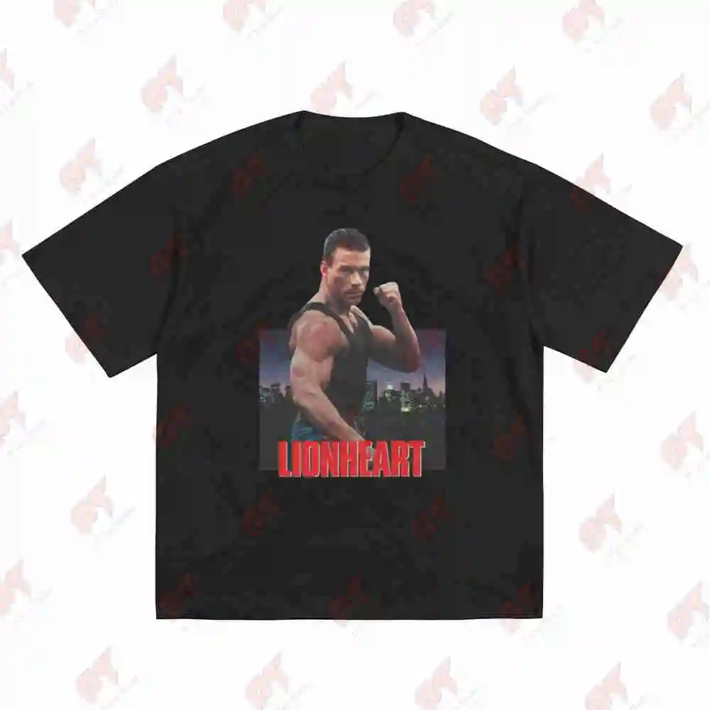 Jean Claude Van Damme Kawaii Style Oversized Short Sleeve Tee 100% Cotton T-Shirt