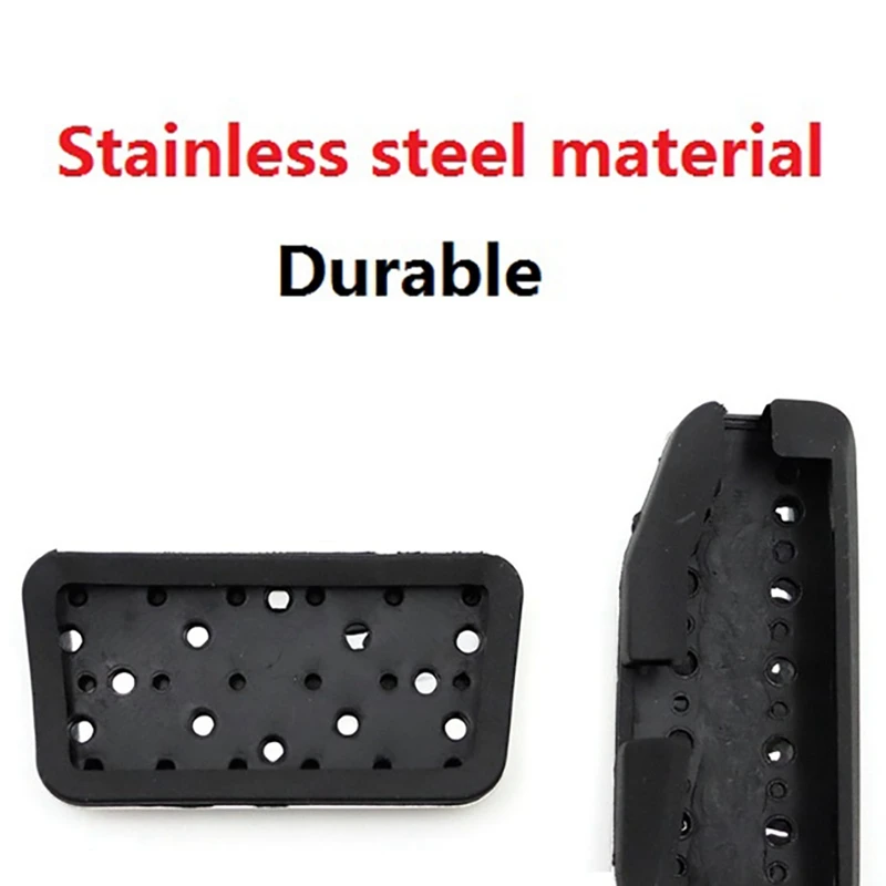 

6X Car Pedals Gas Brake Clutch Accelerator Pedal Pad Plate Cover For Honda CITY 2013 - 2020 Vezel HRV HR-V 2015-2020(AT)