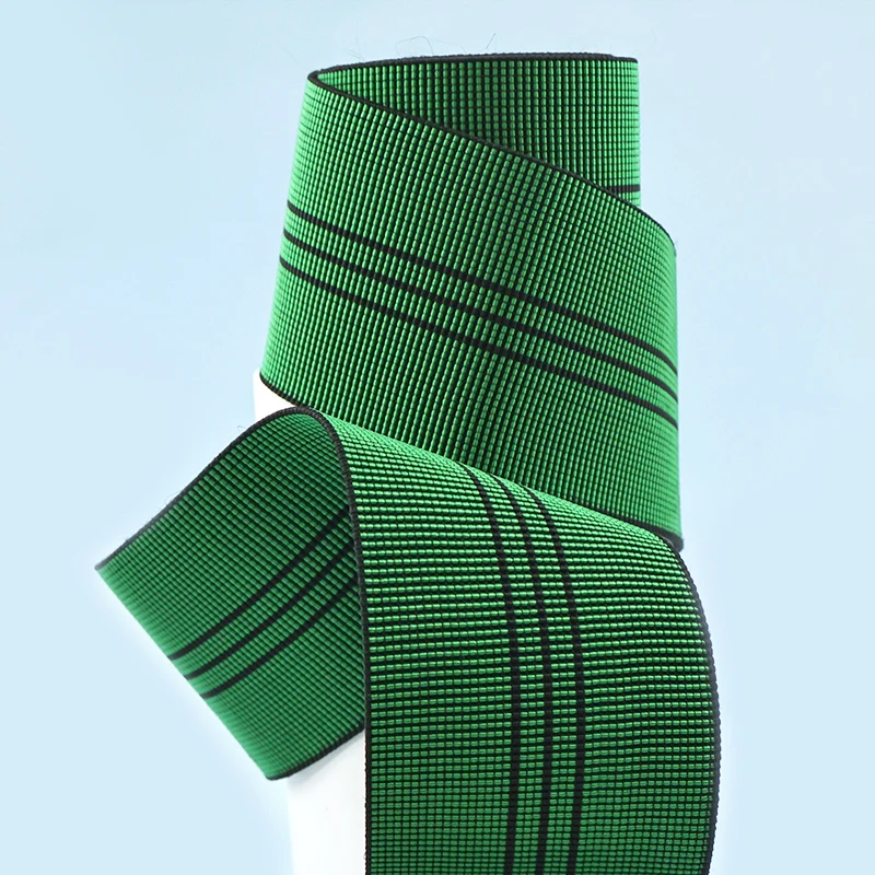 5/10/20M Widen Elastic Band Green Elasticity Bands Sofa Chair Backrest Stretch Material Sewing Rubber Tape DIY Accessories