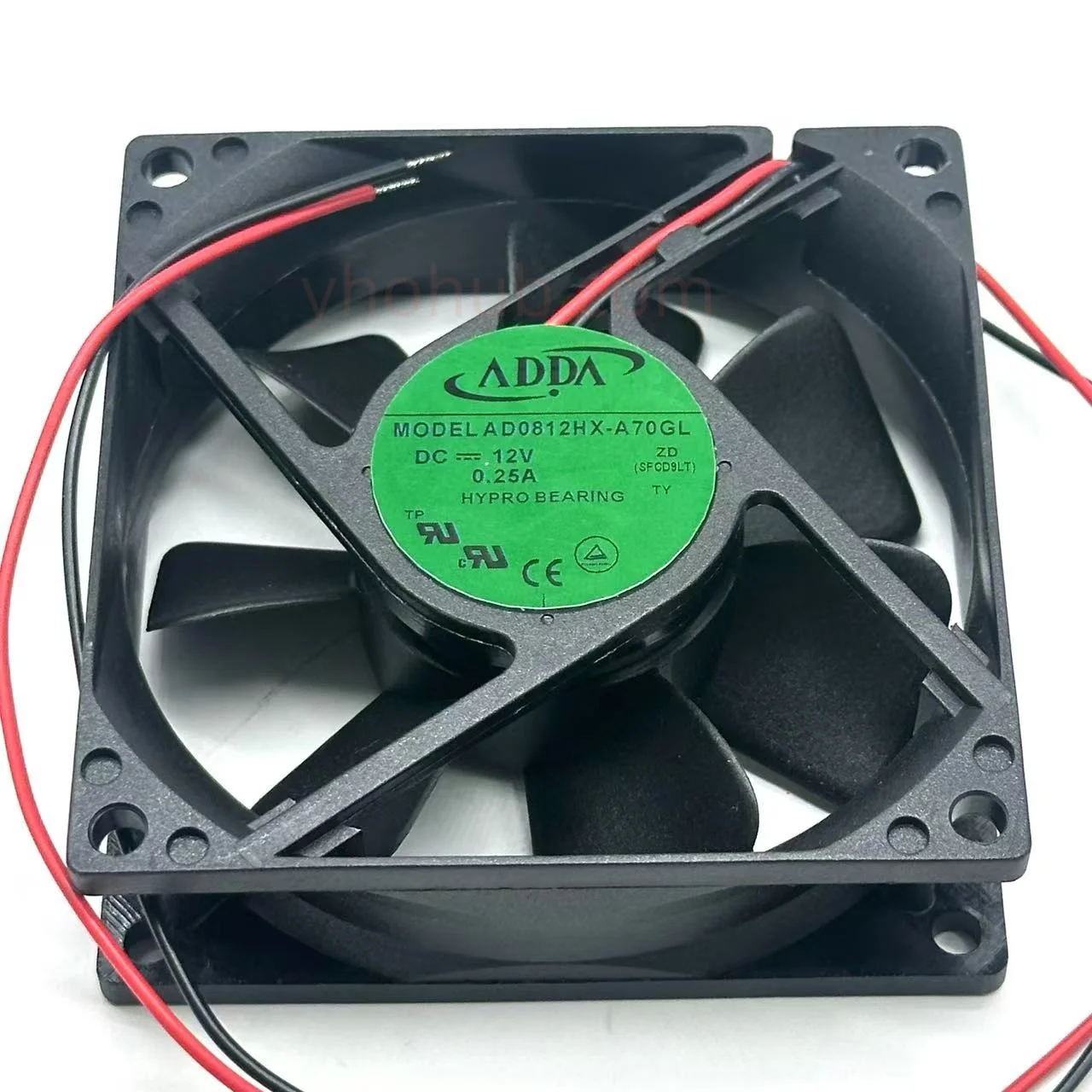 

ADDA AD0812HX-A70GL DC 12V 0.25A 80x80x25mm 2-Wire Server Cooling Fan