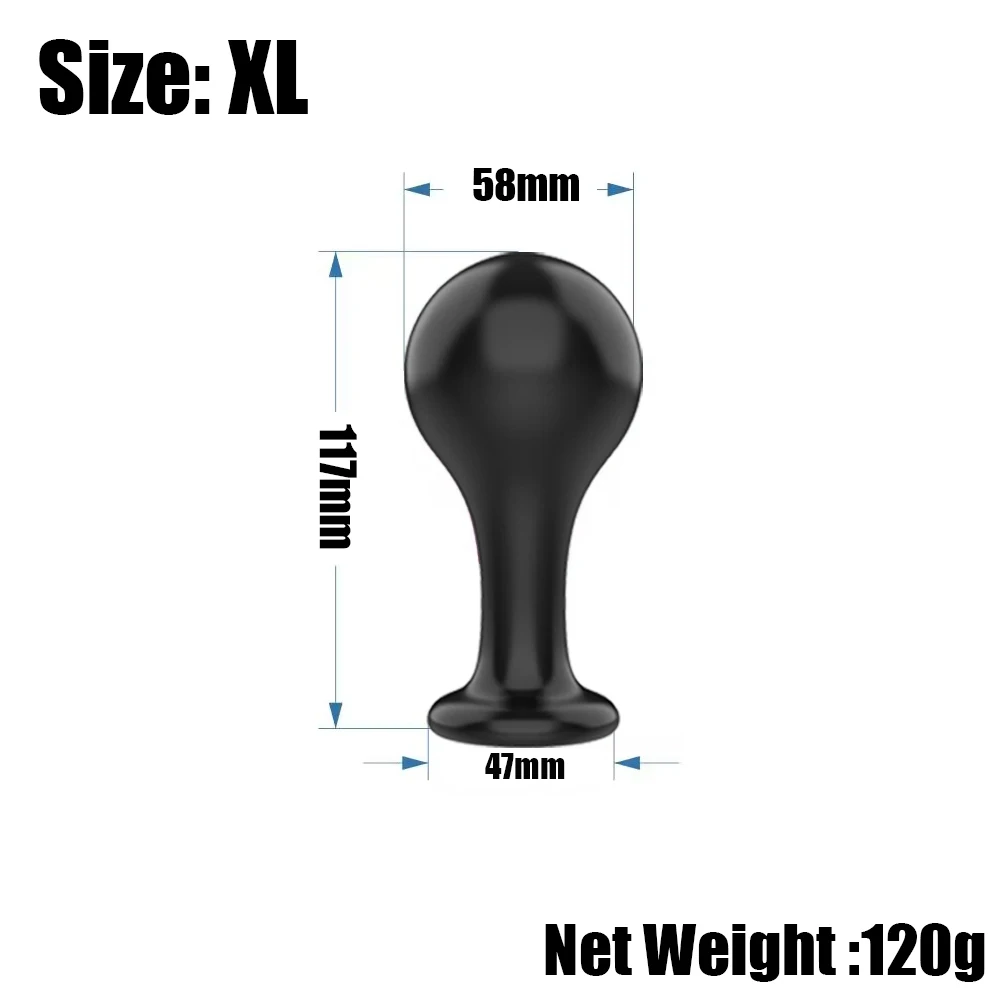 Silicone Anal Plug Sex Toys for Woman Prostate Massager Butt Plug Buttplug Anal Sex Toys for Men Adults Adult Game XL/L/M/S Size - view 4