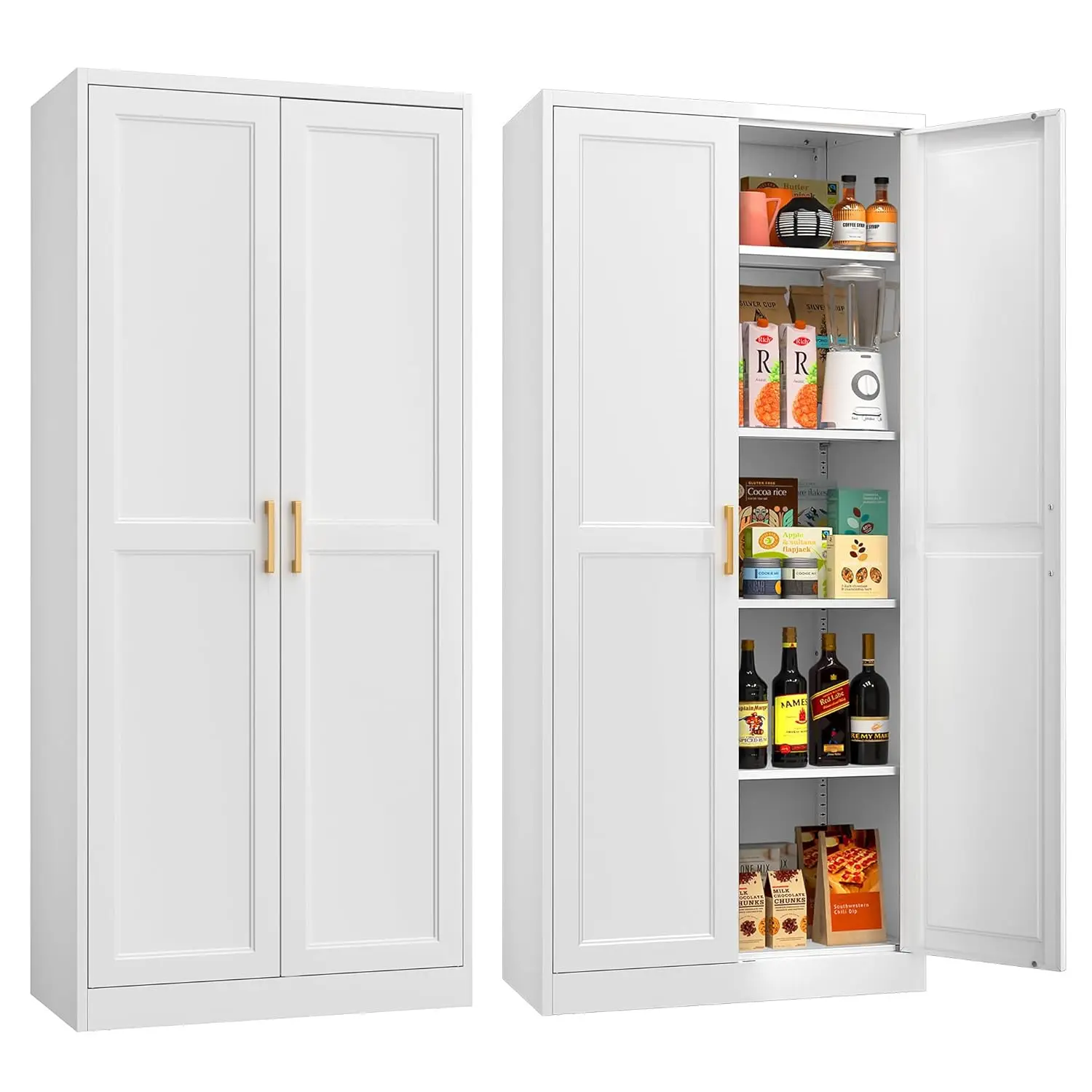 71" Tall Metal Stor…