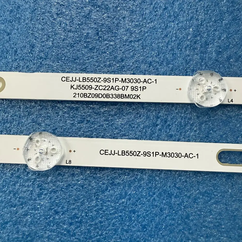 5pcs/set LED Strip For AOC 55U6285 55G350 LE55U7860 LE55U7178 KJ5509-ZC22AG-07 9S1P CEJJ-LB550Z-9S1P-M3030-AC-1
