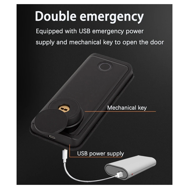 Tuya App Remote Control Smart Door Lock Deadbolt with Keys Fingerprint Lock Electronics Digital House Electronic Lock-BCBW