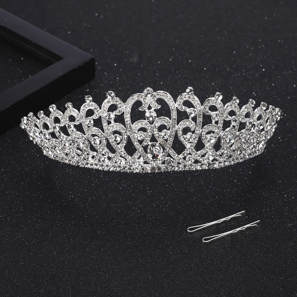 

Повязка на голову с короной принцессы, головной убор невесты со стразами и кристаллами, аксессуар для волос для свадебной вечеринки, элегантные аксессуары, подарок