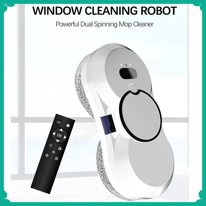 Intelligent Window Cleaning Automatic Vacuum Robot Smart Home Appliance Auto Water Spray Glass Window Floor Washing Cleaner