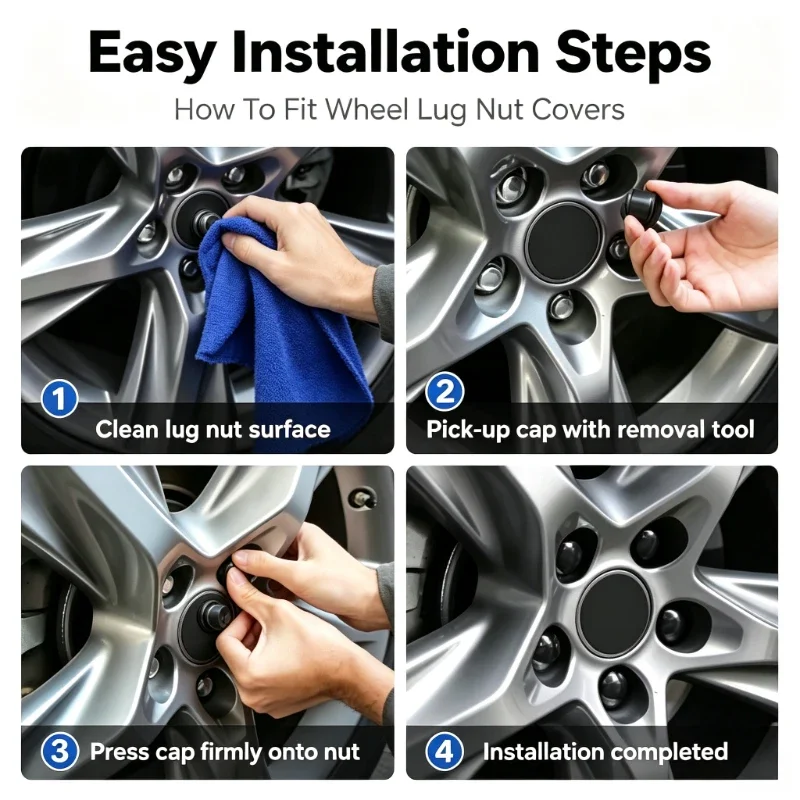20Pcs Wheel Lug Nut Caps For GAC AION V AION UT AION Y Plus Auto Hub Screw Protection Cover Car Tire Wheel Styling Accessories - view 6