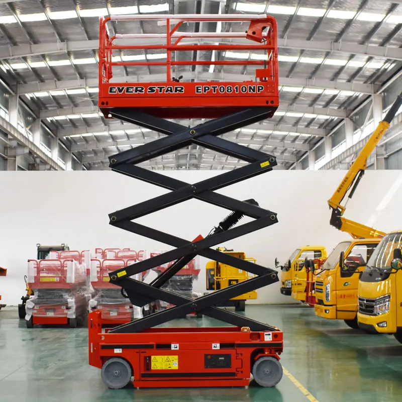 

6m 8m 10m 320Kg Capacity Electric Mobile Scissor Lift CE ISO Narrow-width Hydraulic Scissor Lift