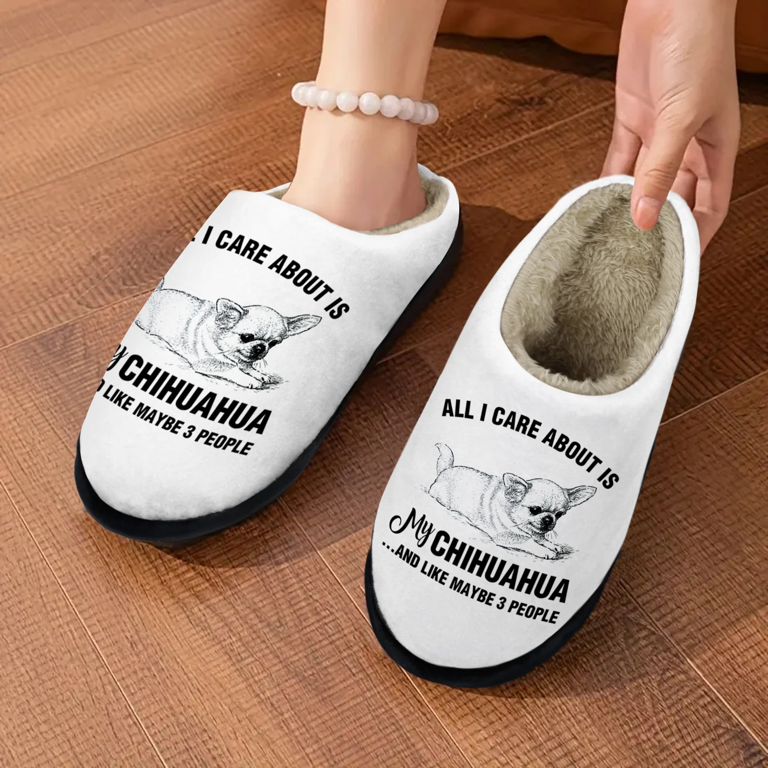 

Indoor/Outdoor Slippers, Soft Memory Foam House slippers, Comfy Fuzzy House Shoes, Bedroom Slippers,Rubber Non-Slip Sole