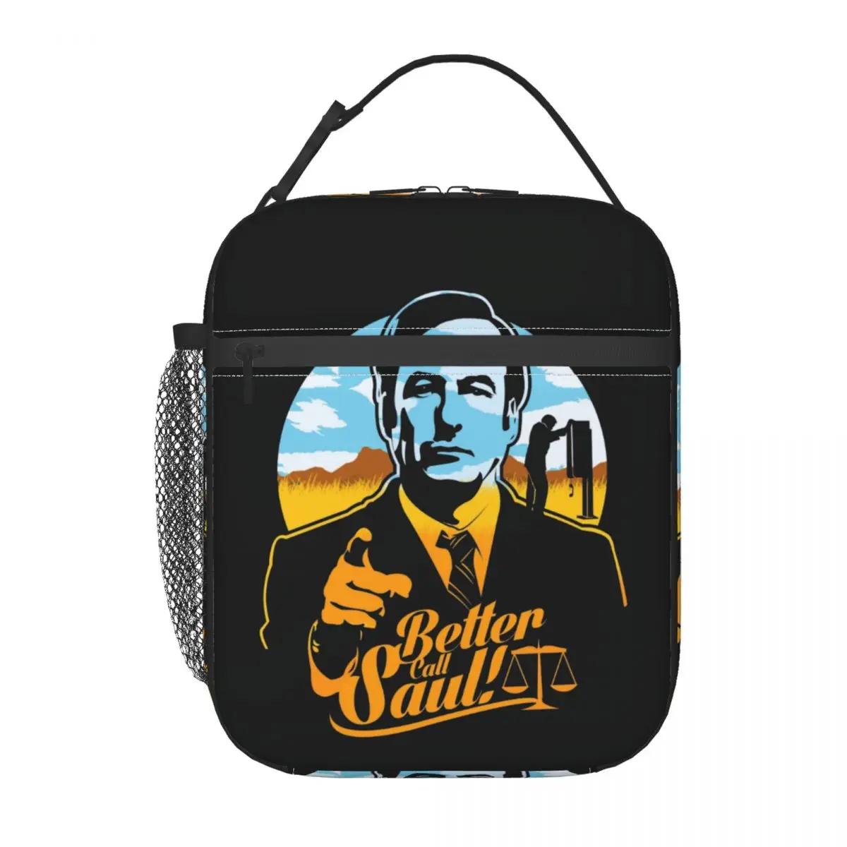 Heisenberg Breaking Bad Insulated Lunch Bag for Work School Better Call Saul Waterproof Cooler Thermal Lunch Box Women Children