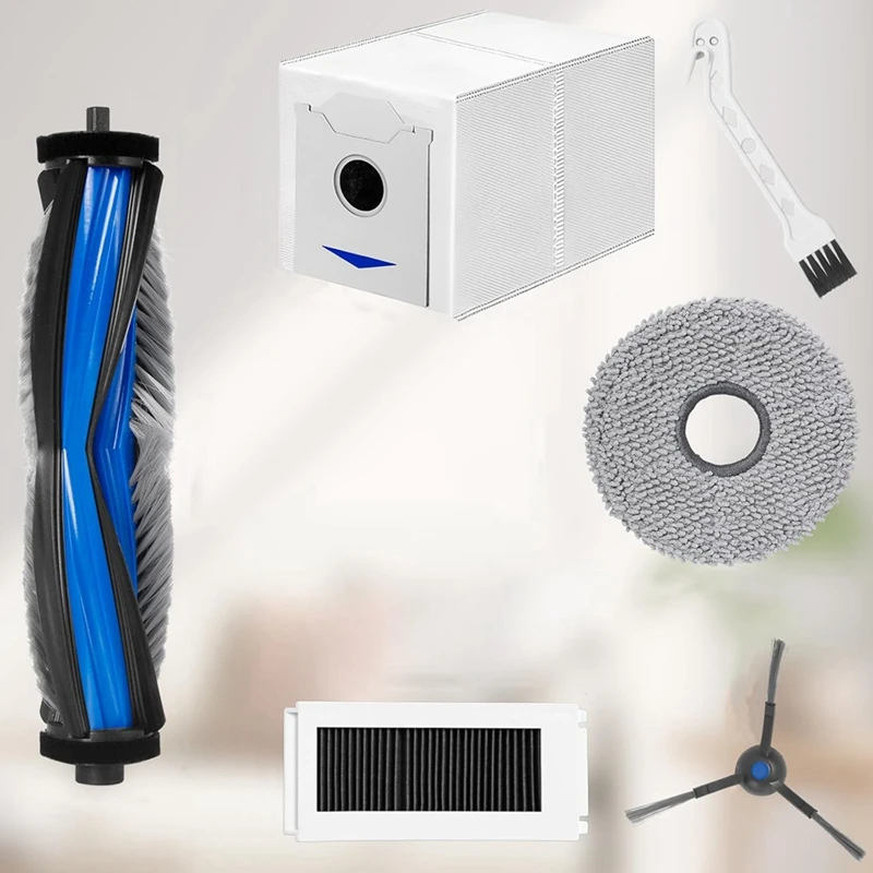 Conjunto de acessórios para ecovacs deebot n30 pro/n30 omni/n30 pro omni robô aspirador de pó escova lateral principal filtro hepa