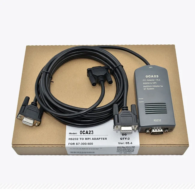 PC-MPI+ Adapter For  S7-300/400 PLC 6ES7972-0CA23-0XA0 Programming Cable S7-300 S7-400 RS232 To MPI Download Cable