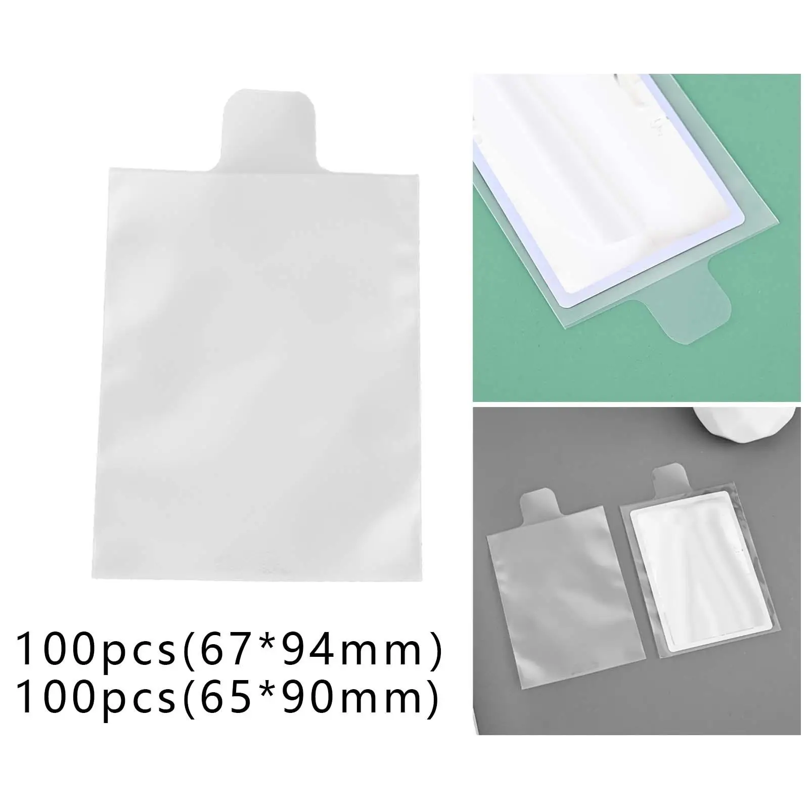 100Pcs Card Sleeves Transparent Protective Penny Sleeves for Sports Cards Photocards Baseball / Football Cards Collectible Cards