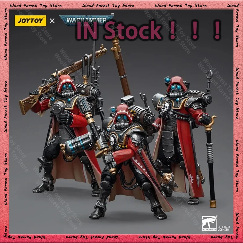 【IN STOCK】 JOYTOY Warhammer 40K 1/18 Action Figure Adeptus Mechanicus Skitarii Ranger Anime Movable Soldier Model Toy Gifts