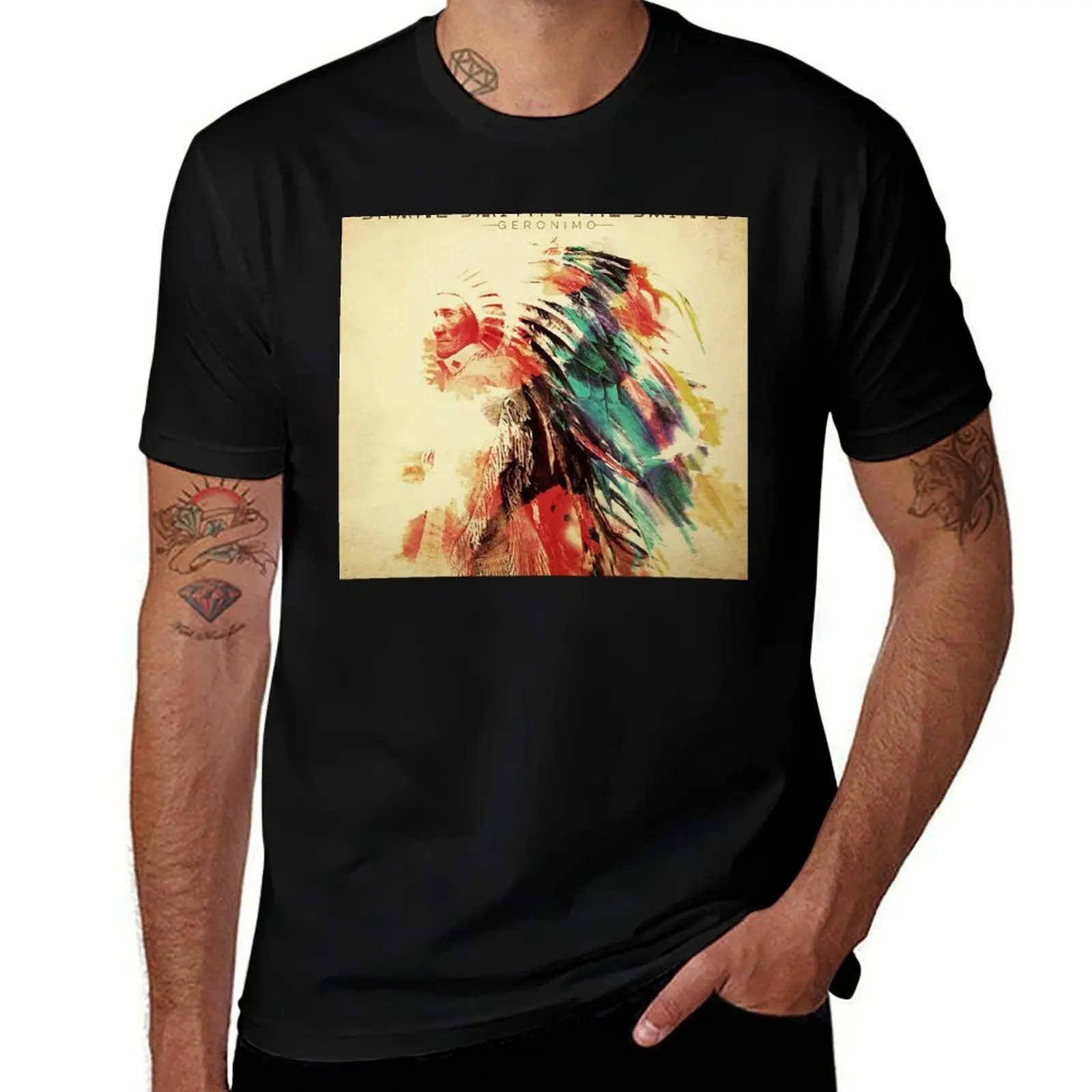 

Geronimo Shane Smith & the Saints T-Shirt anime stuff anime oversized customizeds heavy weight t shirts for men