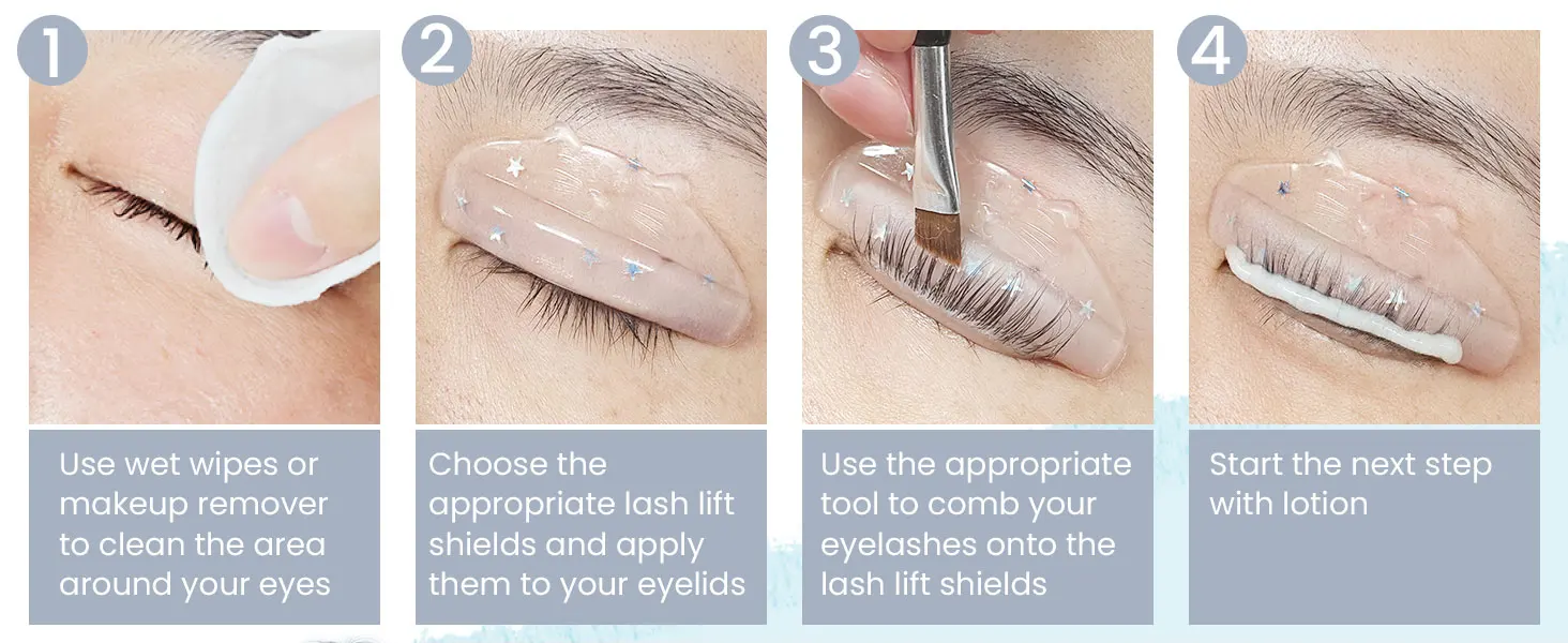 Lomansa 7 Paar C Curl Silikon Wimpern Dauerwelle Stange Schild Lash Lift Pads Wimpern Curler Zubehör Wimpern Lifting Schönheit Werkzeuge – Detail 17