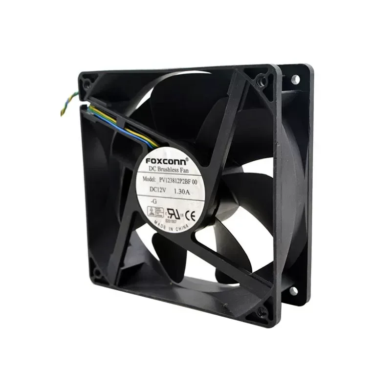 Original Foxconn 12cm 12038 DC12V 1.30A PV123812P2BF 01 Chassis Fan for Dell