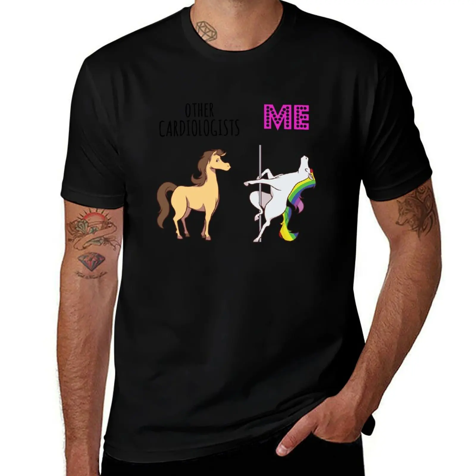 

other cardiologist Unicorn T-Shirt cotton t shirts man 100% man t shirt cotton t shirts for man graphic tees T-Shirt