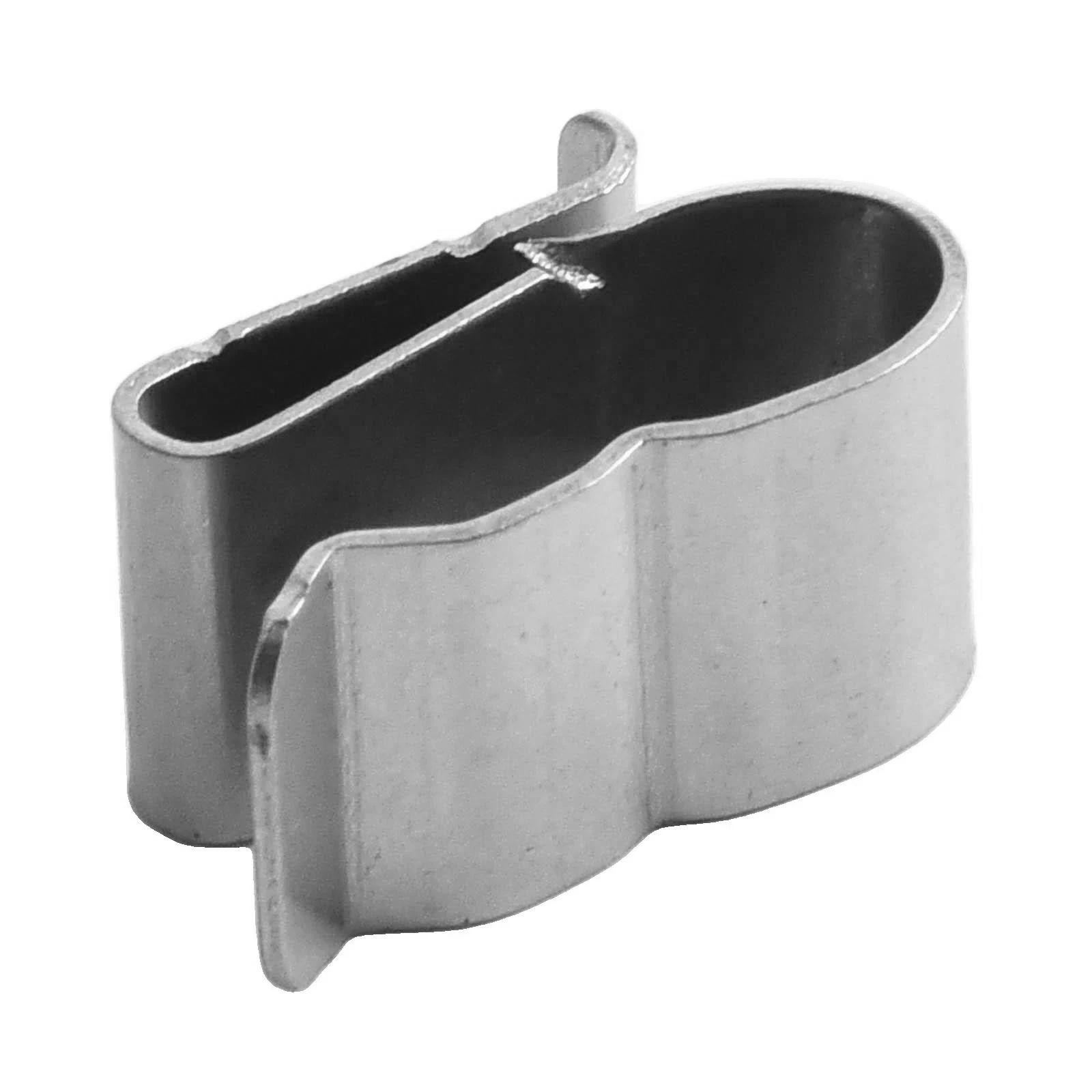 Double Wire Clips 22.5 Mm 0.89 Inches Stainless Steel Cable Clips Abundant Quantity Wide Applications Compact And Portable