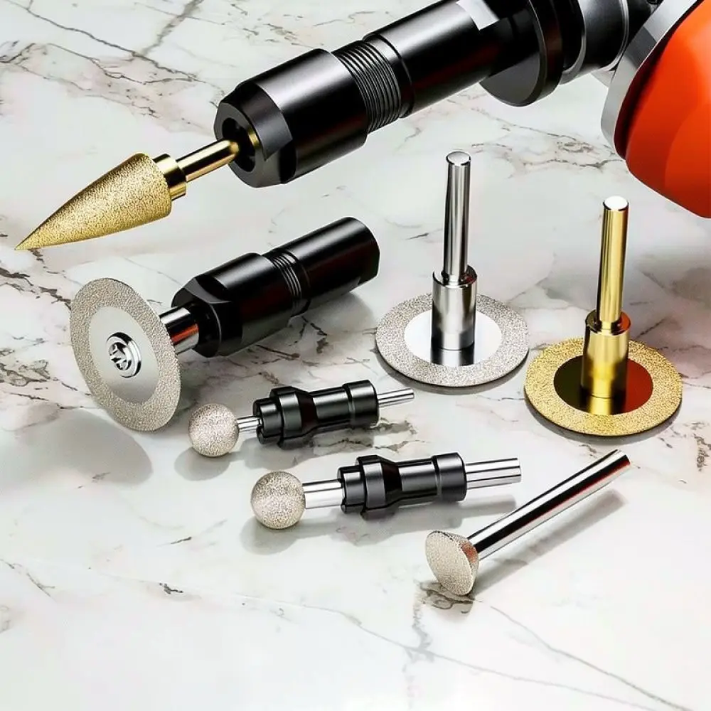 Angle Grinder Accessory Adapter Head To Die Grinder M14 M10 5 8 11 Collet Chuck Set For DIY Grinding Cutting Engraving Utility