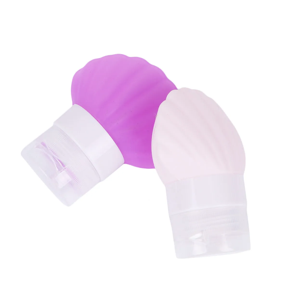 4Pcs Subpackaging Bottle Silicone Empty Design Portable Travel Bottle Emulsion Essential Oil Liquid Container
