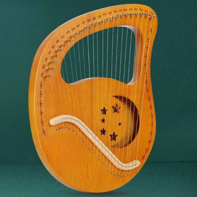Lyre Harp 16 19 24 String Portable Lira Harps Professional Playing Wood Harp Chinese Adult Children Small Stringed Instruments