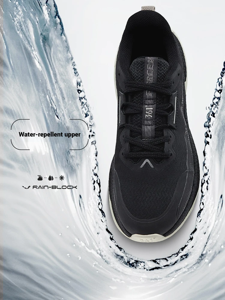 361 Degrees Fierce 5.0 Rainblock Men Running Shoe Grippy Rebound Durable Anti Splash Rainproof Technology Male Sneaker 672532216